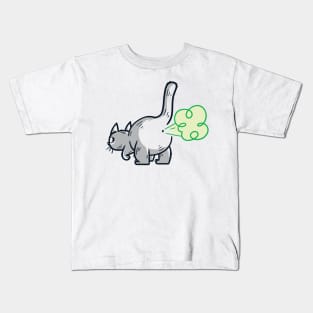 Farting Cat Kids T-Shirt